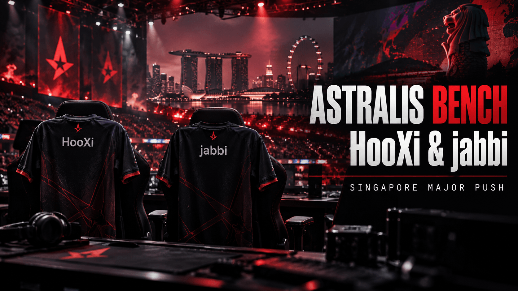 Astralis bench HooXi and jabbi ahead of Singapore Major push